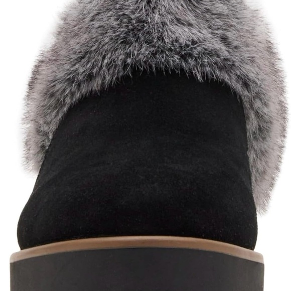 Blondo Waterproof Fur-Lined Slip-On Shoes Black Winter Comfort 9.5 - Picture 2 of 12